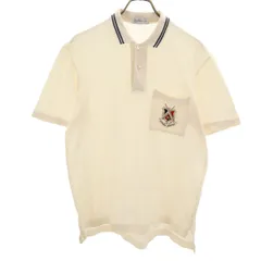 Burberrys バーバリーズ 90s オールド 半袖 ポロシャツ M アイボリー 鹿の子 メンズ 古着