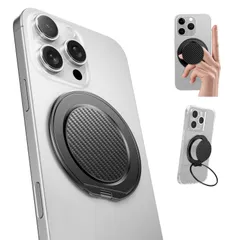 新品 【2025最高傑作&MagRing Slim】aninako スマホリング グネット magsafe マグセーフ 薄型 携帯リング スタンド機能 超磁力 360度回転 マグセーフ リング マグネット バンカーリング 角度調節可能 簡単着脱 落下防止 i