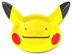 [Used] Plate/Bowl: Pikachu (Ditto Transformation?) Plate "Pokemon Cafe"