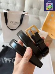 【今日特価】CELINE ELEGANT CHARM TAURILLON レザーベルト-1