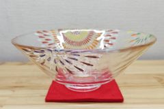 江戸切子 オレンジ ボウル 木箱付き - メルカリ