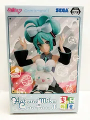 27.【未開封】初音ミク×シナモロール プレミアムちょこのせフィギュア【併売品】