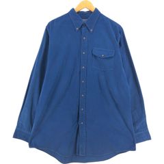 古着 90年代 ランズエンド LANDS'END 長袖 ボタンダウン コーデュロイシャツ メンズXL相当/eaa544360