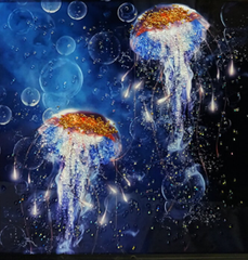 水晶パネル アートパネル      51×51cm