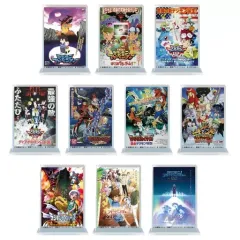 【中古】アクリルスタンド・アクリルパネル 全10種セット 「デジモン 映画シリーズ ポスターアクリルスタンド」