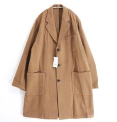 【新品】SOPHNET. ソフネット M メンズ チェスターコート ライトブラウン 24AW WOOL MOSSER WORK COAT SOPH-242001 オーバーサイズ 新品 古着
