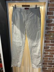 Levi's リーバイス ノータックチノ メンズパンツ チノパン 綿パンツ カジュアルパンツ ホワイト系 クリーム系 サイズW34L34 A-496