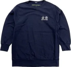CRASTY des CROWN ☆ スウェット シャツ トレーナー L相当 ネイビー ニューヨーク ストリート グラフィティ クラスティ クラウン ■S3132
