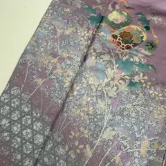 雪輪染め分け 螺鈿金彩箔 付下げ正絹着物トールサイズ 雪輪染め分け 螺鈿金彩箔 付下げ正絹着物トールサイズ 雪輪染め分け 付