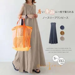 ワンピース レディース 夏 ノースリーブ ワンピース 無袖 マキシ丈ワンピース 体型カバー フレアワンピース 綿麻風 薄手 可愛い 大きいサイズ シンプル おしゃれ ゆったり カジュアル 着回し リゾート 旅行 ビーチ wxiaoyun40