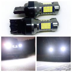 プレオ L275･285F   高品質 爆光 ストロボ T20 シングル LED バックランプ 純白 New 特注LEDチップ 81発 プロジェクター 搭載 2個SET