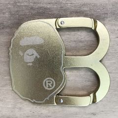 APE HEAD カラビナ Gold a bathing ape BAPE エイプ ベイプ アベイシングエイプ NIGO