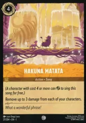 【中古】Disney Lorcana 27/204[C]：Hakuna Matata