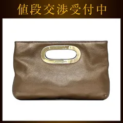 マイケルコース クラッチバッグ ec-21336 ブラウンゴールド 美品