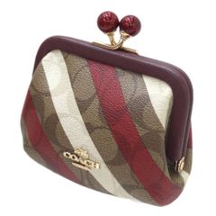 COACH コーチ ローラシークレット シグネチャー コインケース がま口