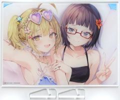 [중고] 아크릴 스탠드 아크릴 패널 [단품] 미야마에 노나아 & 타니야마 사야카 아크릴 플레이트 [라이트 노벨 가끔 보소와 러시아어로 데레하는 옆 아리아 씨 뒷 이야기 애니메이트 한정 세트] 동봉 특전