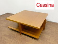 ●Cassina カッシーナ ルイス センターテーブル ローテーブル コーヒーテーブル 机 フランクロイドライト チェリー材 定価約61万 (貝1031)