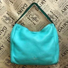 ケイトスペード ハンド トートバッグ ボーダー 緑 旅行 FV16