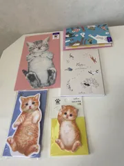 Yahoo!オークション -「猫、」(グリーティング、シール) (特殊