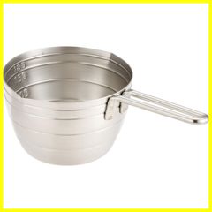 【在庫セール】AKK-206 目盛付 新潟 ステンレス製計量カップ200cc 味わい食房 燕三条製 日本製 下村工業