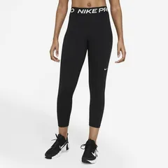 ●送料390円可能商品 ナイキ NIKE 新品 レディース Dri-FIT 速乾 3/4 クロップ レギンス タイツ 黒 Mサイズ [CZ98050131N-M] 四 壱★QWER