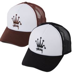 Stussy Crown Stock Trucker Cap クラウン キャップ