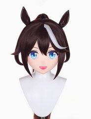 ☆即納 全頭マスク カツラ付き ロック付き NO.401 ドール ヘッド  