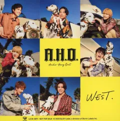 【中古】シール・ステッカー WEST. A.H.O. ステッカーC 「CD A.H.O. -Audio Hang Out- 通常盤」 購入特典