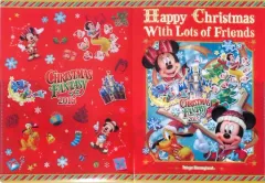 【中古】クリアファイル 集合 ポップアップA4クリアファイル 「クリスマス・ファンタジー2015」 東京ディズニーランド限定