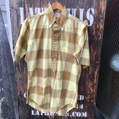 60s Vintage Enro Check Shirt US-S ビンテージ スタプレ チェックシャツ
