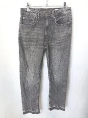 ◇ ZARA ザラ ストレートジーンズ サイズ34 ブラック レディース E  【1406180085353】