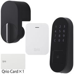 キュリオロック Q-SL2 セット(キュリオハブ、キュリオパッド付) ブラック Qrio Lock Q-SL2 Set (Qrio Hub, Qrio Pad) Black