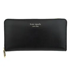 新品 ケイトスペード kate spade 長財布(ラウンドファスナー) ジップ アラウンド コンチネンタル ウォレット ブラック