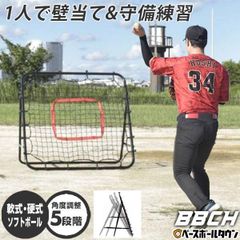 【新品未使用】 野球 練習 オムニトレーニングリバウンダー 硬式 軟式 ソフト対応 100×103cm リバウンドネット 折りたたみ ペグ4本付 投球 守備 BBCH 壁当て 壁あて 捕球 送球