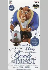 【中古】フィギュア 野獣＆バラ(ノーマル) 「美女と野獣」 ディズニーキャラクターズ MEGAワールドコレクタブルフィギュアstory.08