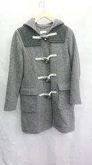 ◇ ⊇ UNIQLO ユニクロ ウール素材 長袖 コート サイズM グレー レディース E  【1410290060544】