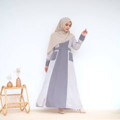 ムスリムロングドレス(ヒジャブ別売) Deema Abaya Floral patternドレス 花柄 カジュアル エレガント 女性 礼拝 礼拝服 ムスリム イスラム教 宗教 民族衣装 高級感