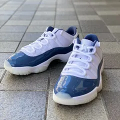 NIKE ナイキ AIR JORDAN11 RETRO LOW ジョーダン11 レトロ デュフーズブルー パテントレザー(AJ125)