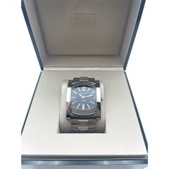 ▢◆美品 ブルガリ BVLGARI AA48S アショーマ デイト 自動巻き メンズ 箱付き