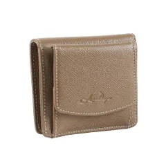 ☆ グレーベージュ ☆ Digne レザースリムミニウォレット byLIZDAYS LIZDAYS リズデイズ 財布 lz-66114 二つ折り財布 2つ折り財布 ミニ財布 折りたたみ財布 ボックス型小銭入れ box型小銭入れ スキミング防止 本革 Digne