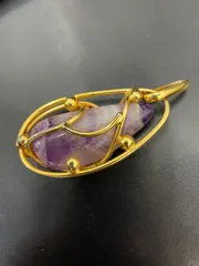 【送料無料】パワーストーン / アメジスト / ペンダントトップ / 原石