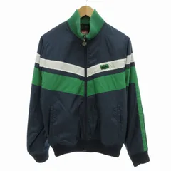 トイスト★オニツカタイガー★ 切替 トラックジャケット ブルゾン 青 L トイスト様専用☆オニツカタイガー☆ 切替 トラックジャケット