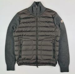 MONCLER MAGLIACARDIGAN ハイブリッドダウンジャケットカーキ - メルカリ