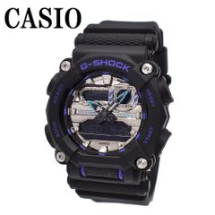 カシオ CASIO GA-900 GARISH Series GA-900AS-1A Gショック アナログ デジタル ウォッチ クォーツ 電池式 腕時計 メンズ シルバー ブラック