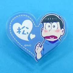【中古】バッジ・ピンズ(キャラクター) カラ松 「おそ松さん テレまつ トレーディングアクリルバッジ」 文教堂・アニメガ限定