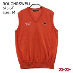 Rough&Swell】 メンズ コットン Vネック セーター オリーブ XL - メルカリ