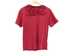 ■新品■未使用■ Maison Martin Margiela メゾンマルタンマルジェラ 半袖 エイズTシャツ トップス 洋服 サイズ 42 レッド系 FS3093のサムネイル