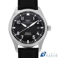 IWC マーク15 魚リューズ　ステンレスベルト後期　革ベルト付き IWC マーク15 ブラック 革ベルト仕様 国内正規品 - 腕時計専門店