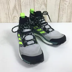【Men's 26.0cm グレー系】 Adidas ( アディダス ) テレックス フリーハイカー Terrex Free Hiker トレッキングシューズ FW8685 Men's Grey/Core Black/Signal Green ハイキ
