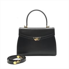 美品 BALLY バリー 2WAY ハンド ショルダー バッグ 肩掛け レザー ブラウン レディース トップハンドル かばん 鞄 k5976